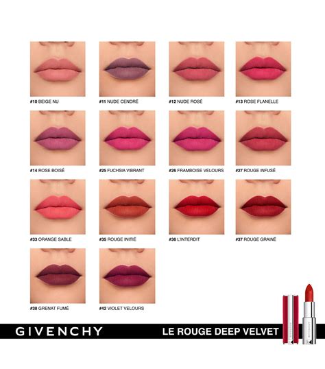 givenchy le rouge deep velvet rouge graine|givenchy sheer velvet 27.